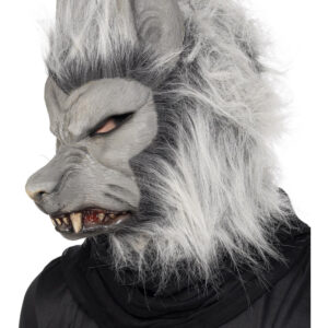Werewolf Latex Mask, Grey