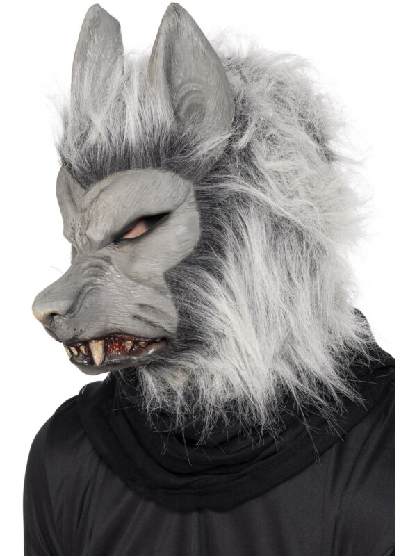 Werewolf Latex Mask, Grey