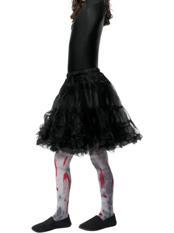 Zombie Dirt Tights, Child, Grey