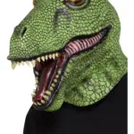 Dinosaur Latex Mask, Green