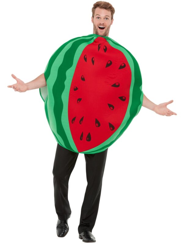 Watermelon Costume, Red & Green - Image 5