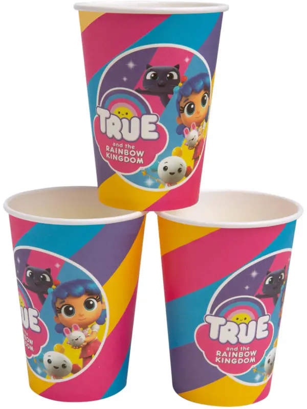 True and The Rainbow Kingdom Tableware Party Cups