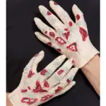 Zombie Latex Hands, Beige