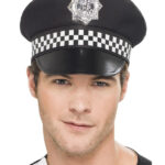 Police Panda Cap, Black