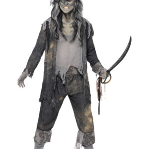 Deluxe Ghost Ship Ghoul Costume, Grey