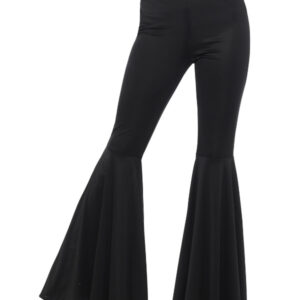 Flared Trousers, Ladies, Black