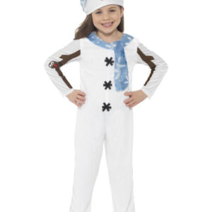Snowman Toddler Costume, White