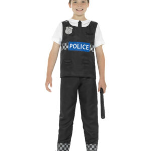 Cop Costume, Black & White