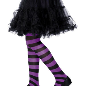 Tights, Purple & Black