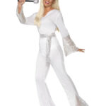 70s Disco Lady Costume, White