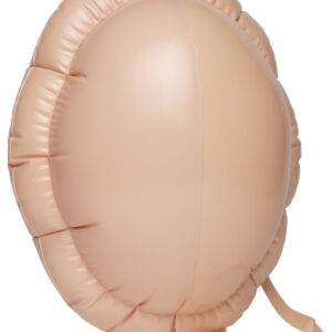 Santa Big Belly Inflatable, Beige