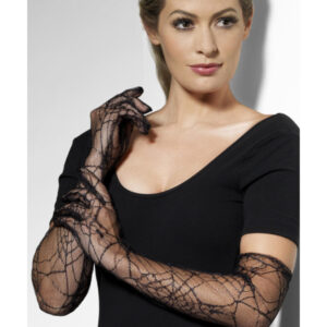 Lace Gloves, Black