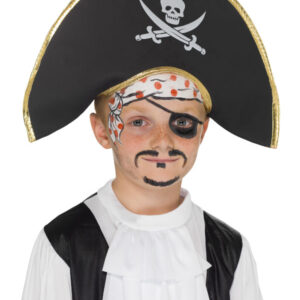 Pirate Captain Hat, Black