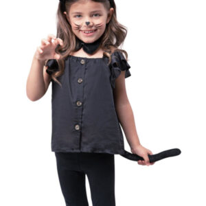 Cat Kit, Child, Black