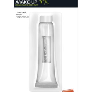 Smiffys Make-Up FX, Aqua Cream Make-Up, White