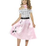 50s Poodle Girl Costume, Pink