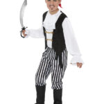 Pirate Costume, Black & White