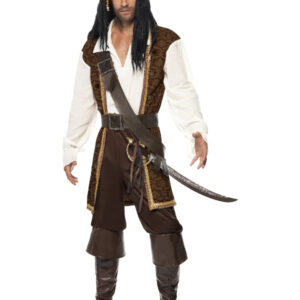 High Seas Pirate Costume, Brown