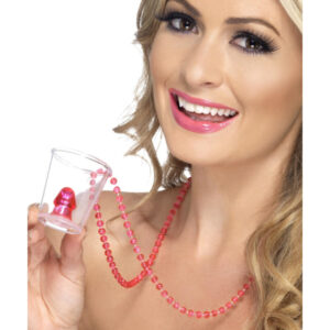 Hen Night Willy Shot Glass, Pink