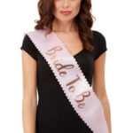 Bride To Be Sash, Pink & Gold