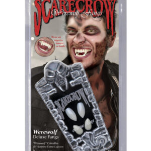 Scarecrow Deluxe Werewolf Fangs, White