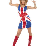 Ginger Power, 90s Icon Costume, Union Jack