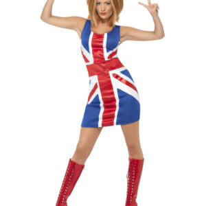 Ginger Power, 90s Icon Costume, Union Jack