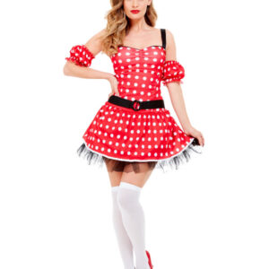 Madame Mouse Costume, Red
