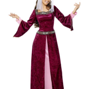 Maid Marion Costume, Burgundy