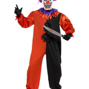 Cirque Sinister Scary Bo Bo the Clown Costume, Red