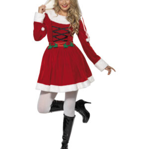 Miss Santa Costume, Red