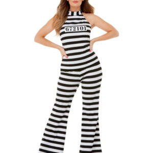 Convict Cutie Costume, Black & White