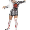 Zombie Convict Costume, Black & White