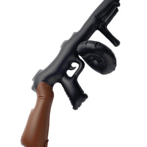Inflatable Tommy Gun, Black