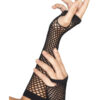 Fishnet Gloves, Long, Black