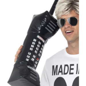 Inflatable Retro Mobile Phone, Black