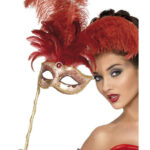 Baroque Fantasy Eyemask, Red