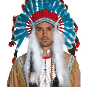 Native American Inspired Headdress, Blue