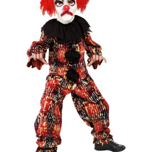 Scary Clown Costume, Red