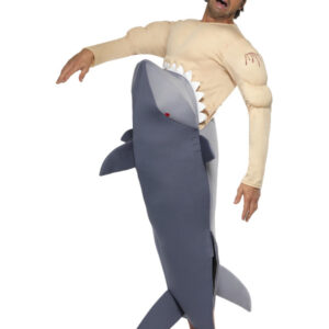 Man-Eating Shark Costume, Grey