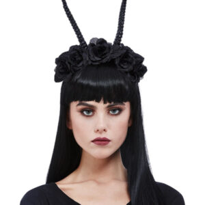 Demon Horn Flower Headband