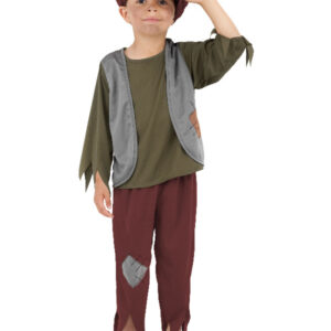 Victorian Poor Boy Costume, Green