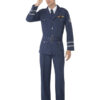 WW2 Air Force Captain Costume, Blue