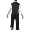 Zombie Policeman Costume, Black - Image 3