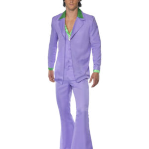 Lavender 70s Suit Costume, Purple
