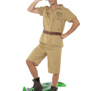 Safari Man Costume, Brown