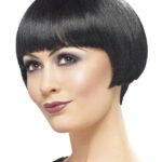 20s Flapper Bob Wig, Black