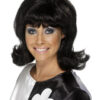 60s Flick-Up Wig, Black