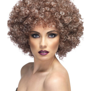 Afro Wig, Blonde & Brown