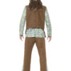 60s Hippie Costume, with Trousers, Top, Waistcoat, - Image 3